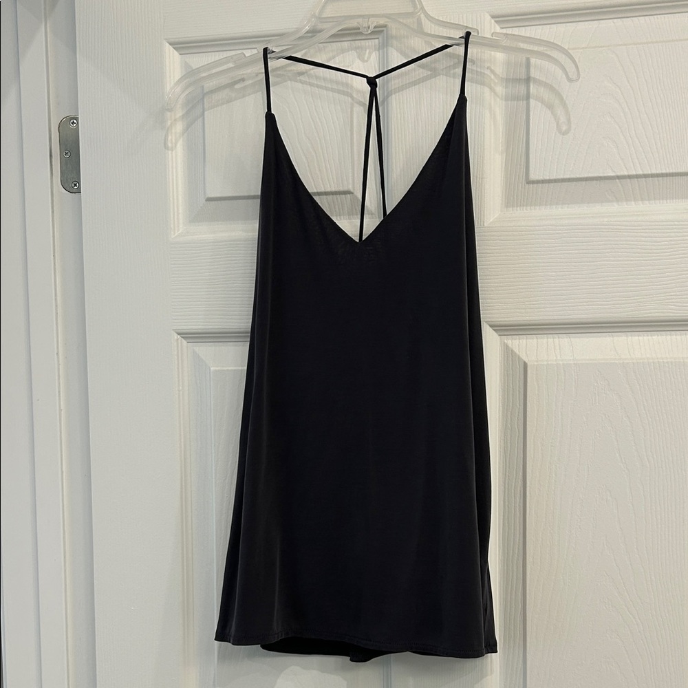 Dark Navy Strappy V-Neck Cami Tank